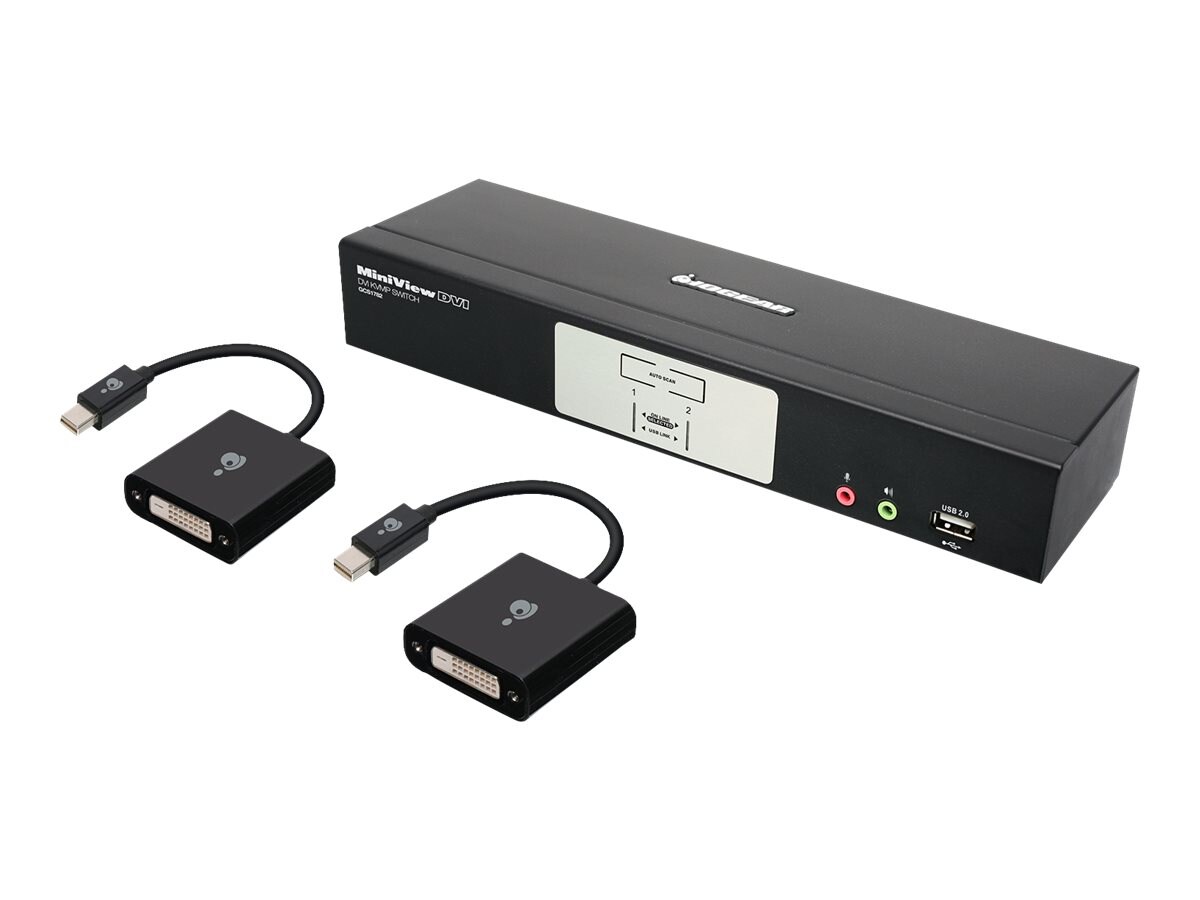 IOGEAR GCS1782MDPKIT - KVM / audio / USB switch - 2 ports