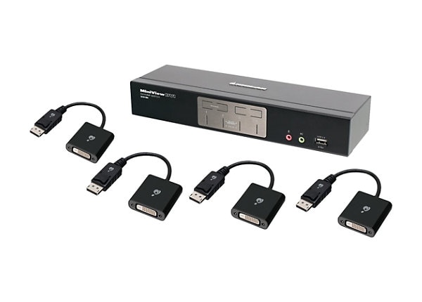 IOGEAR GCS1204DPKIT - KVM / audio / USB switch - 4 ports