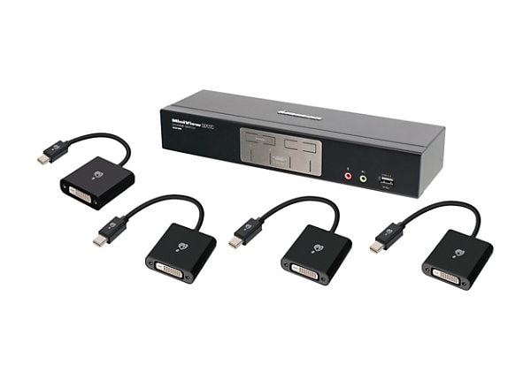 IOGEAR GCS1204MDPKIT - KVM / audio / USB switch - 4 ports