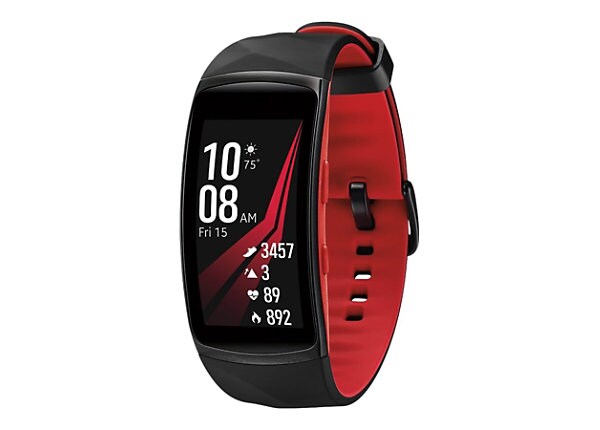 Samsung Gear Fit2 Pro activity tracker with strap - 4 GB - red