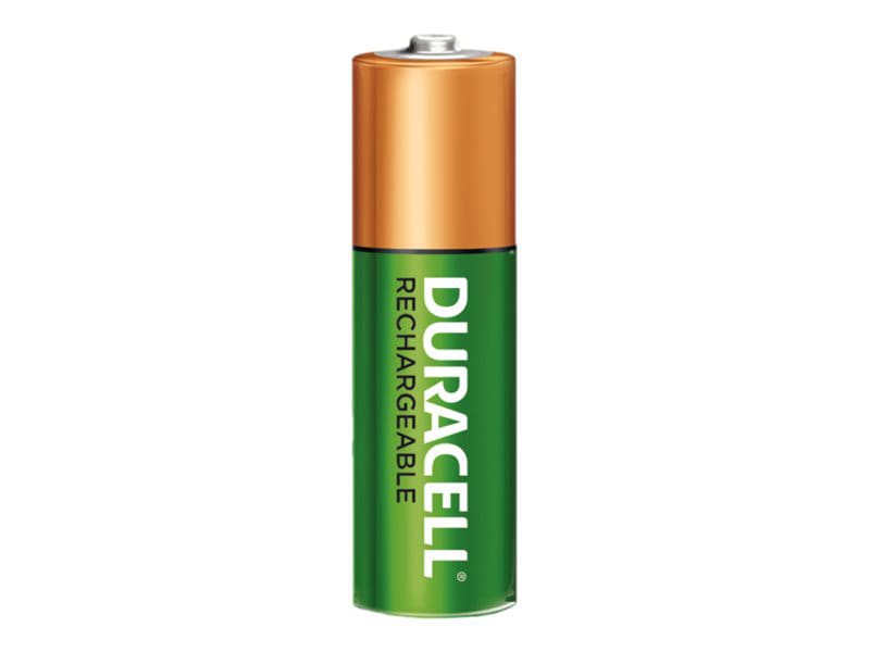  Duracell Rechargeable AA Batteries, 4 Count : Health & Household