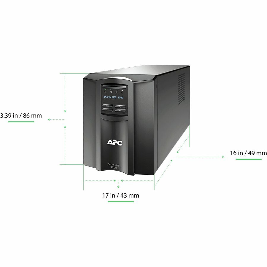 Thumbnail 3 of 10 for APC by Schneider Electric Smart-UPS 1500VA LCD 120V with SmartConnect