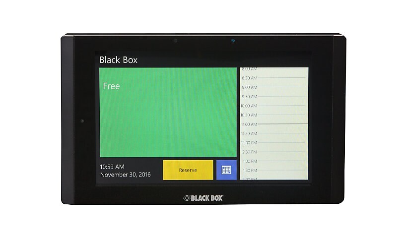 Black Box IN-SESSION Room Scheduler 7" In-Wall - room manager