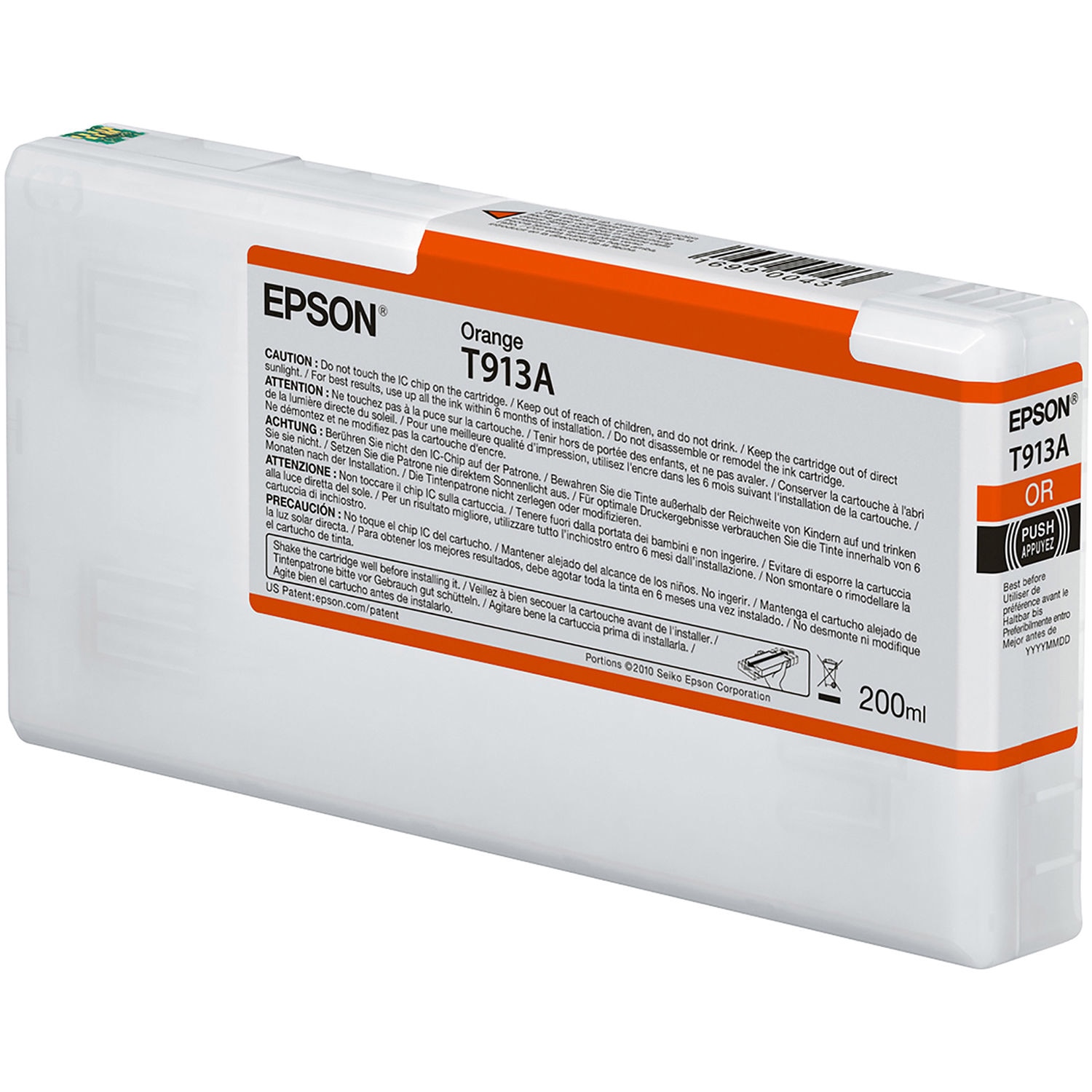 Epson T913 - orange - original - ink cartridge