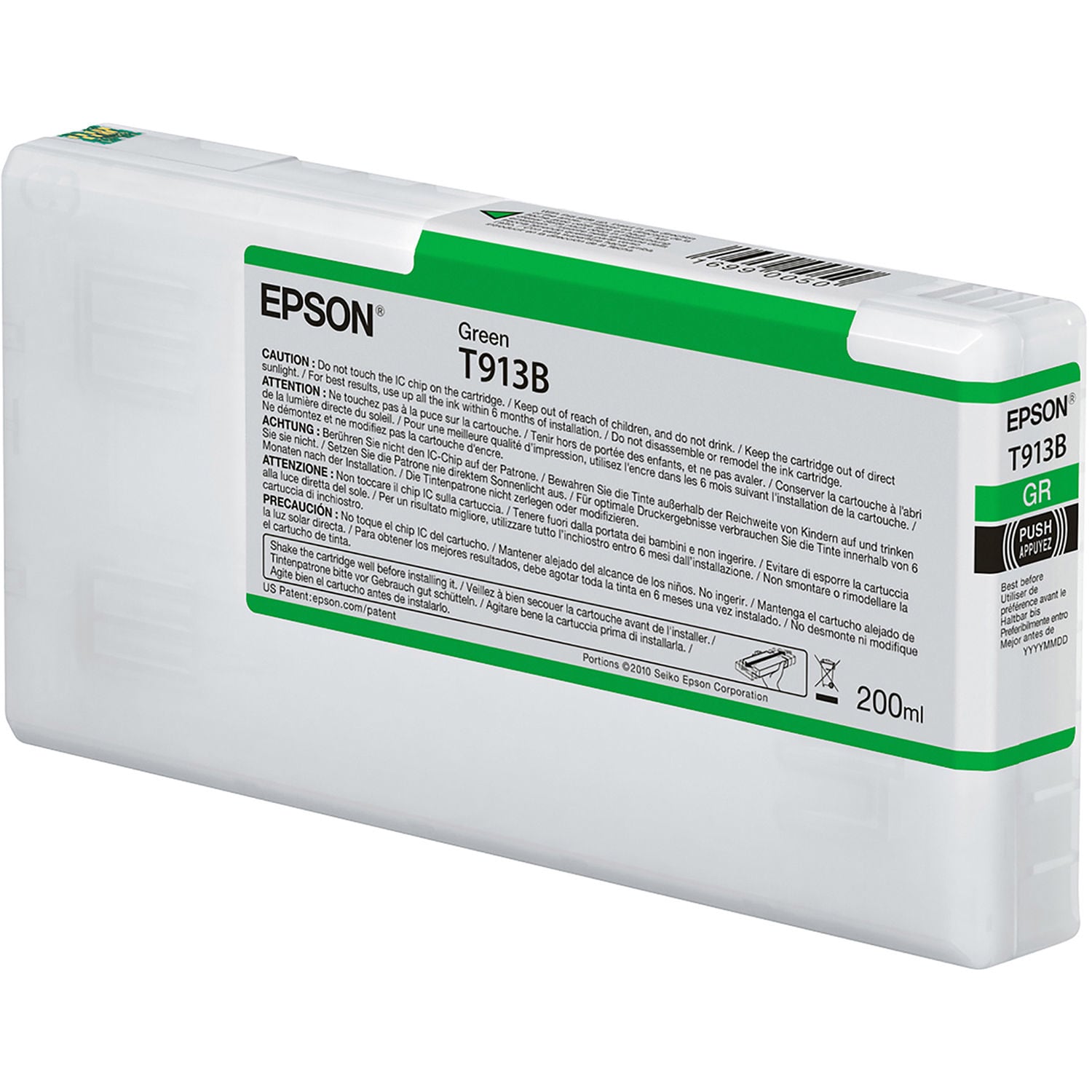 Epson T913 - green - original - ink cartridge