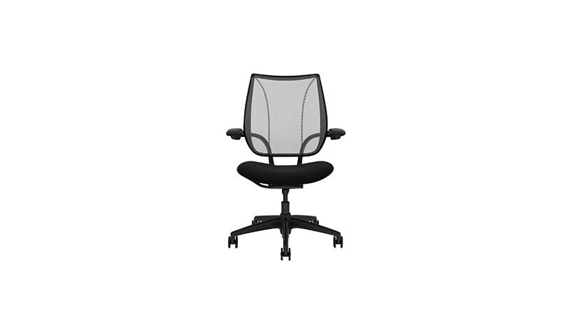Humanscale Liberty - chair - plastic, metal, foam, Corde 4 - black