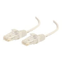 C2G 3ft Cat6 Snagless Unshielded (UTP) Slim Ethernet Cable - Cat6 Network Patch Cable - PoE - White