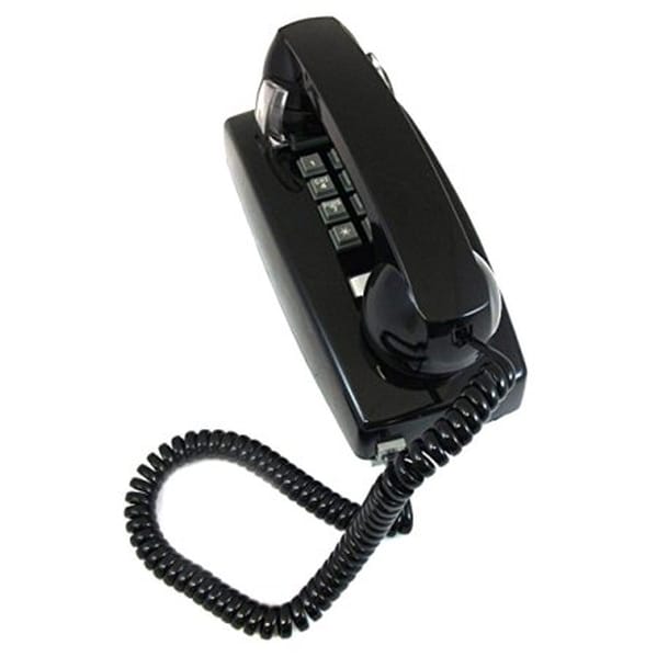 Cortelco 2554 Value Line Wall Telephone - Black