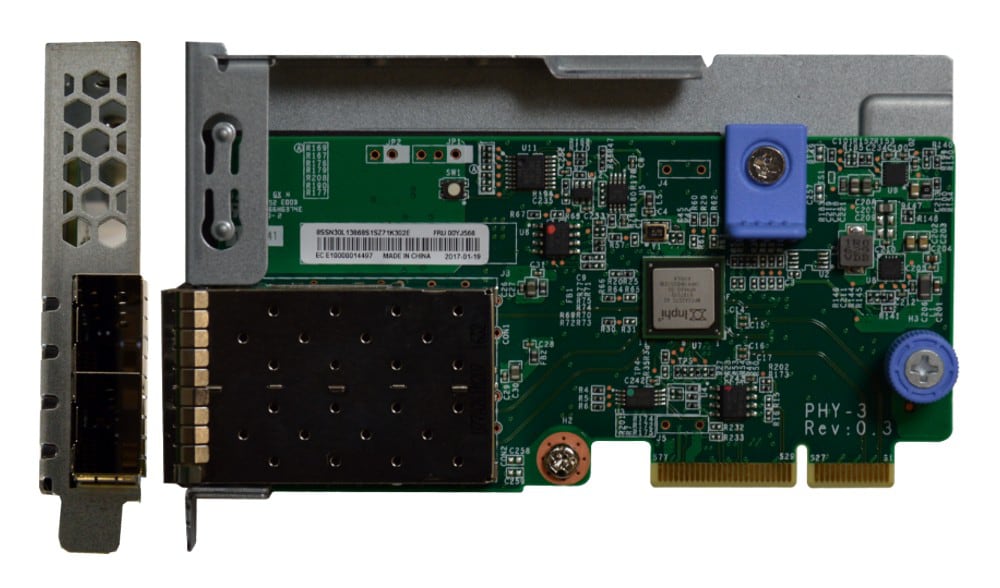 Lenovo ThinkSystem - network adapter - LAN-on-motherboard (LOM) - Gigabit Ethernet x 2