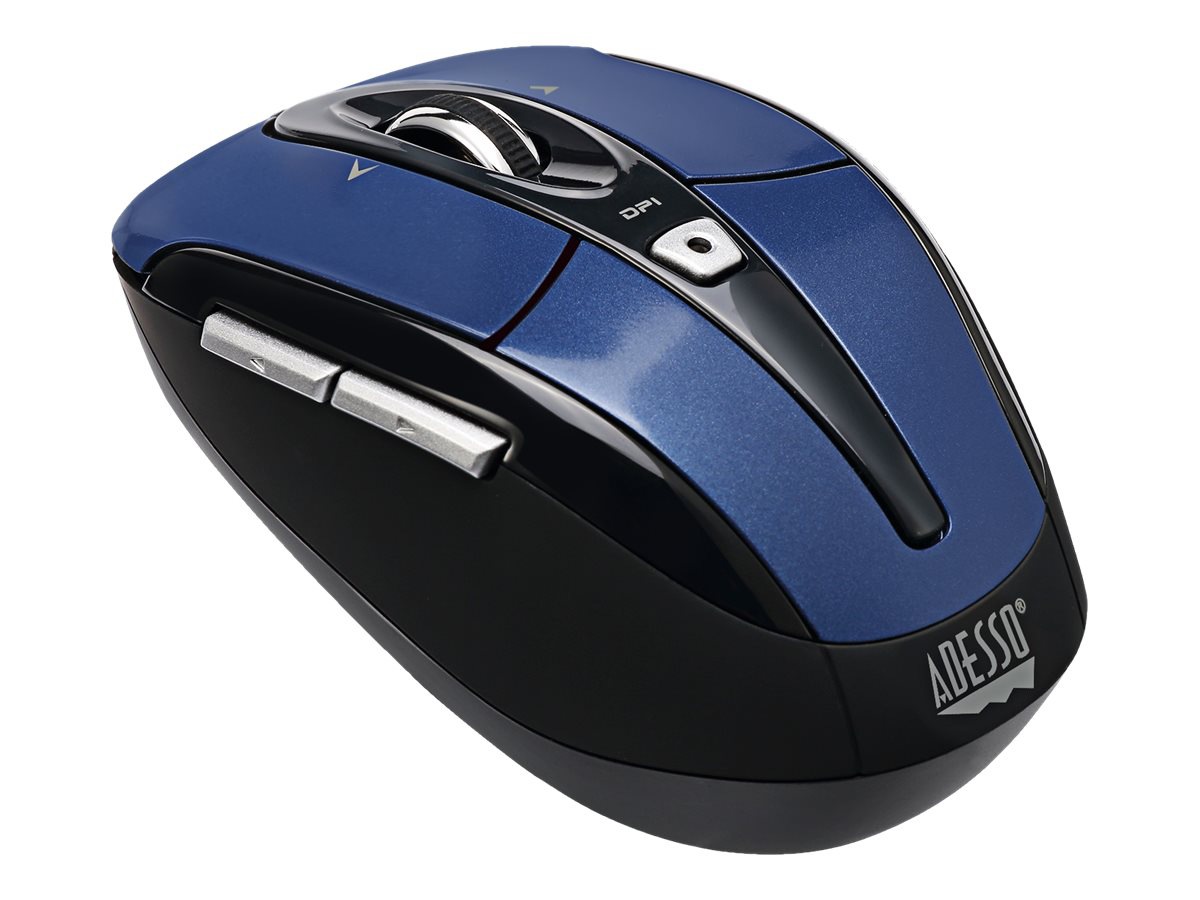Adesso iMouse S60 - mouse - 2.4 GHz - blue