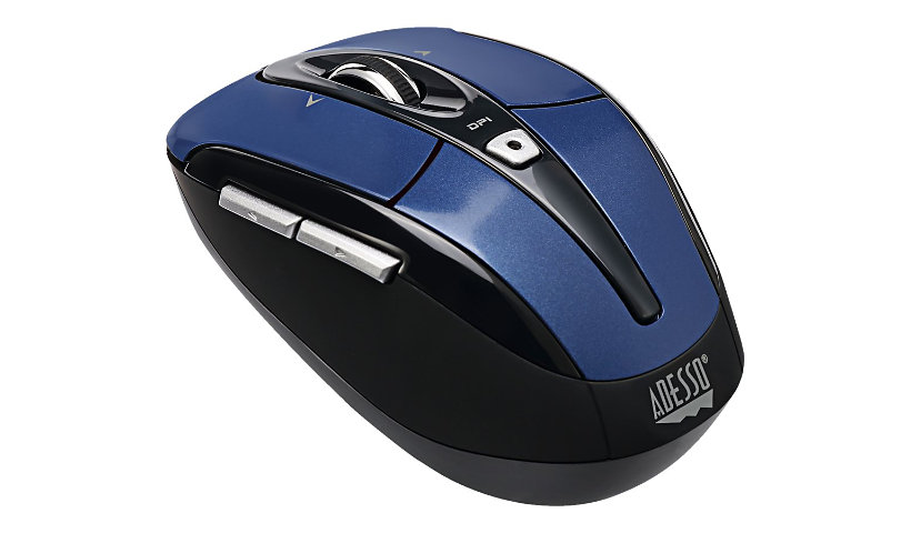 Adesso iMouse S60 - mouse - 2.4 GHz - blue