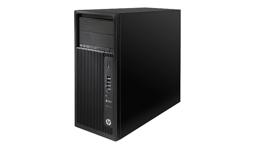 HP Workstation Z240 - MT - Core i5 7500 3.4 GHz - vPro - 8 GB - SSD 256 GB - Canadian French