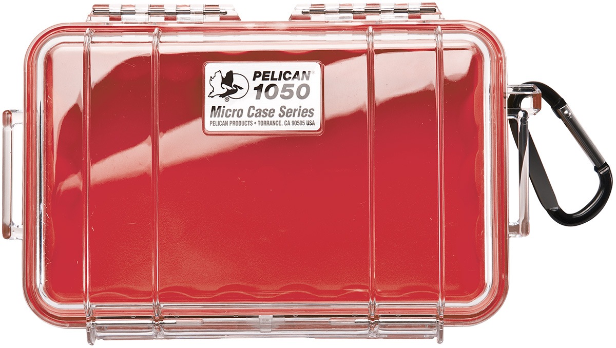Pelican 1050 Micro Case Solid Red
