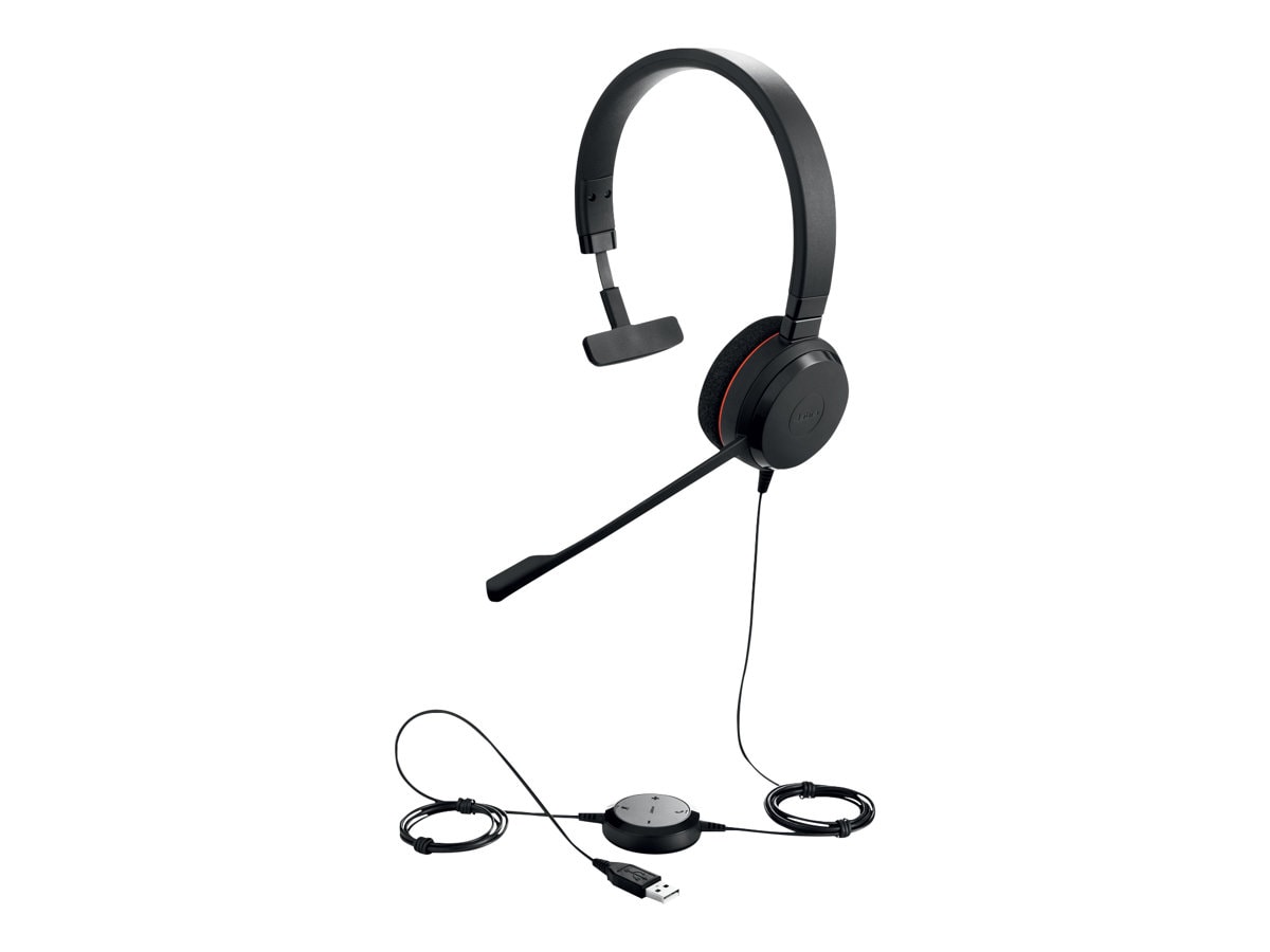 Jabra Evolve 20 MS mono - Special Edition - headset - 4993-823-309 - Wired  Headsets 