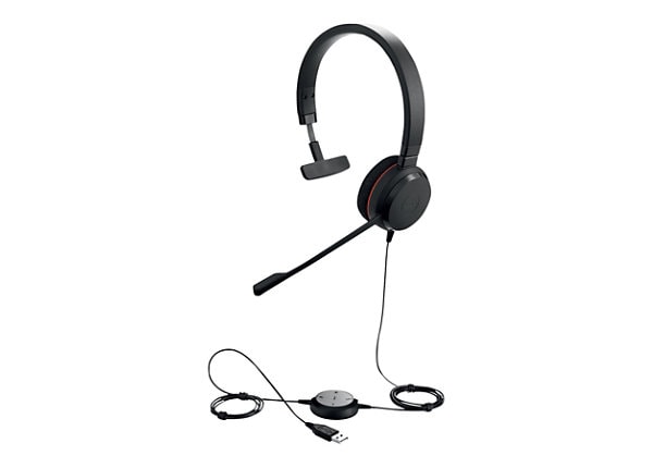 skovl slidbane udsættelse Jabra Evolve 20 MS mono - Special Edition - headset - 4993-823-309 - Wired  Headsets - CDW.com