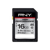 PNY High Performance - flash memory card - 16 GB - SDHC UHS-I