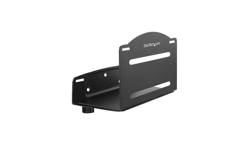 StarTech.com CPU Mount - Adjustable Computer Wall Mount - PC Wall Mount - CPU Wall Mount - Adjustable Width 4.8 to 8.3in