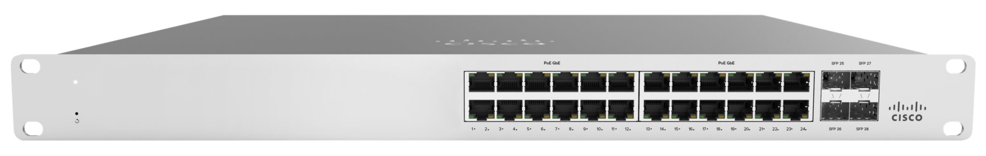 Cisco Meraki Cloud Managed MS120-24P - switch - 24 ports - managed - rack-mountable