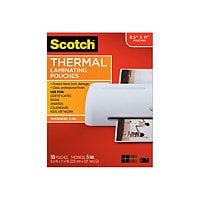 Scotch - 50-pack - 8.9 in x 11.5 in - lamination pouches