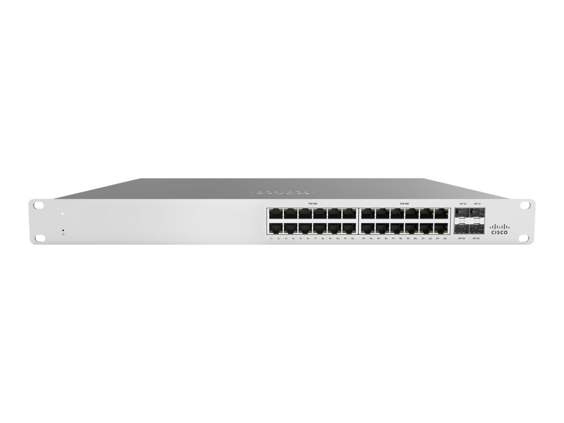 Cisco Meraki Cloud Managed MS120-24P - switch - 24 ports - managed -  rack-mountable