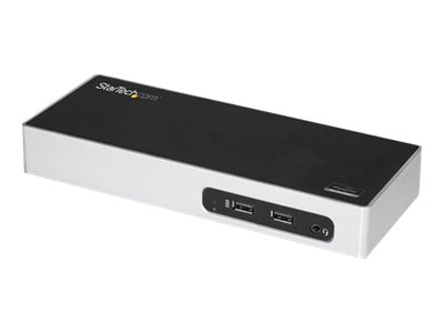 StarTech.com USB 3.0 Docking Station Dual Monitor HDMI & DVI or VGA, 6x USB