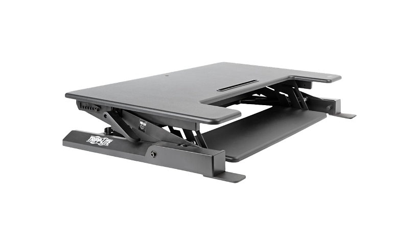 Tripp Lite Sit Stand Desktop Workstation Adjustable Standing Desk 36x22 in. - standing desk converter - rectangular with