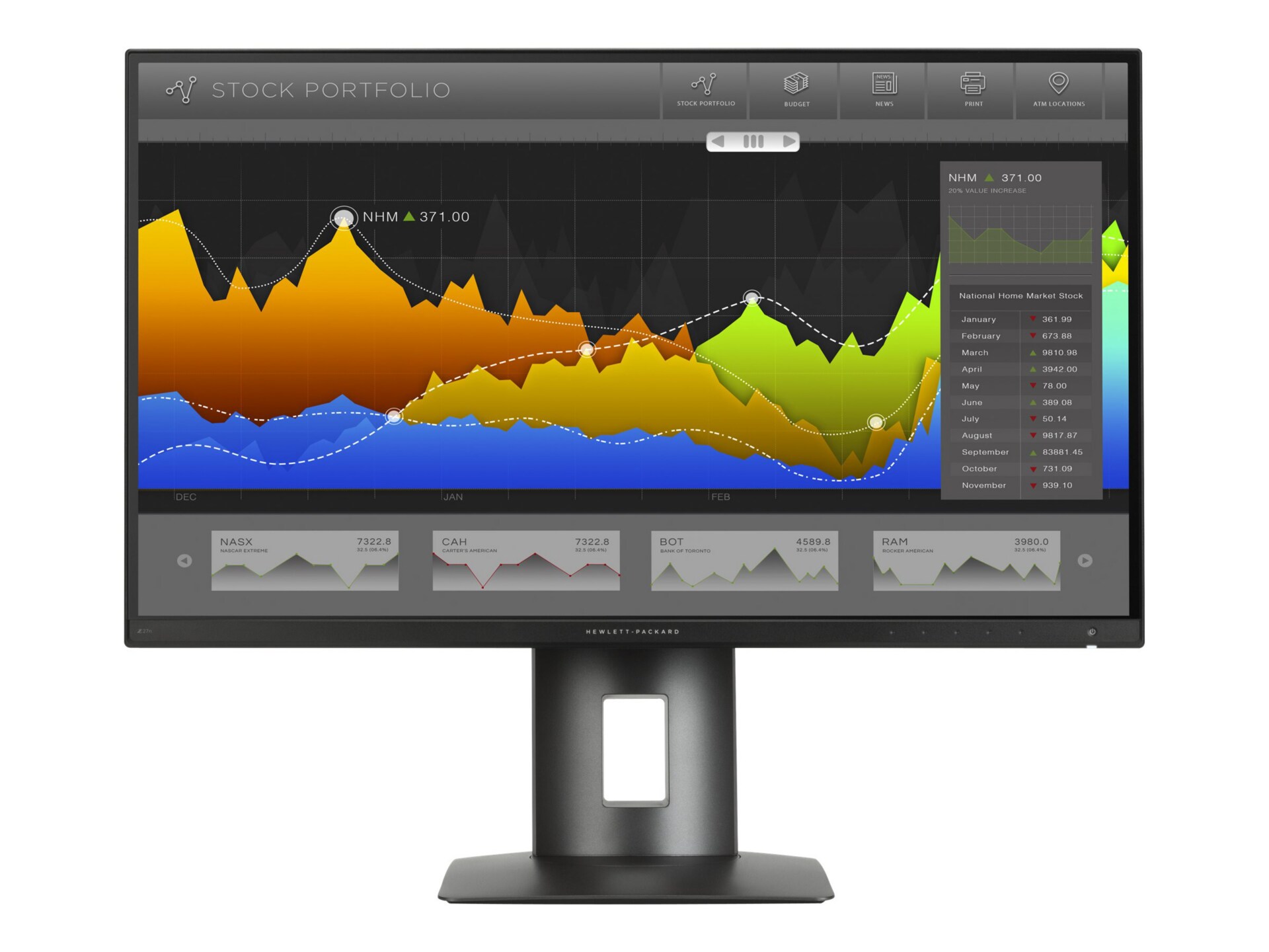 HP Z27n - Head Only - LED monitor - 27"