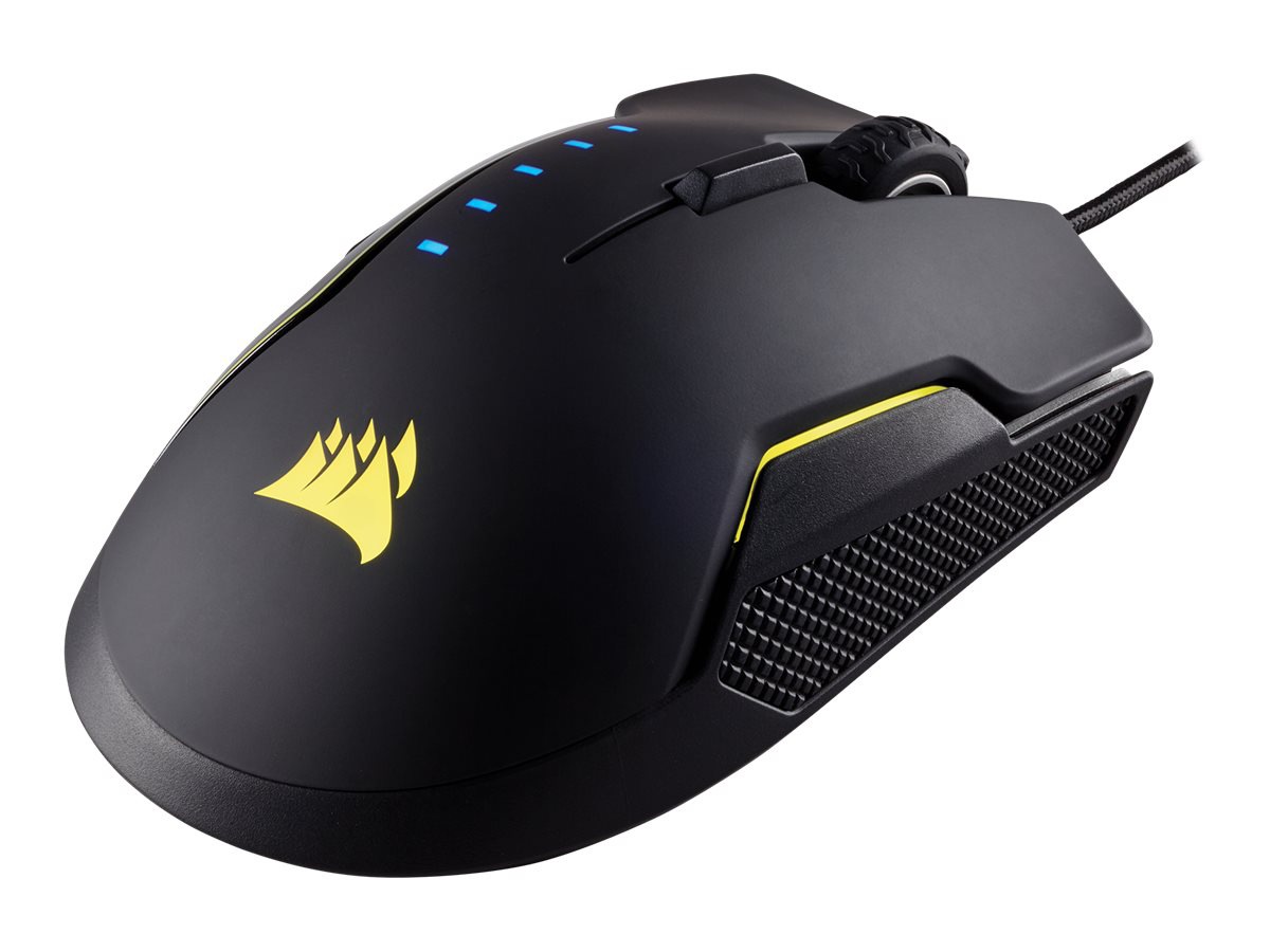 CORSAIR Gaming GLAIVE RGB - mouse - USB - black
