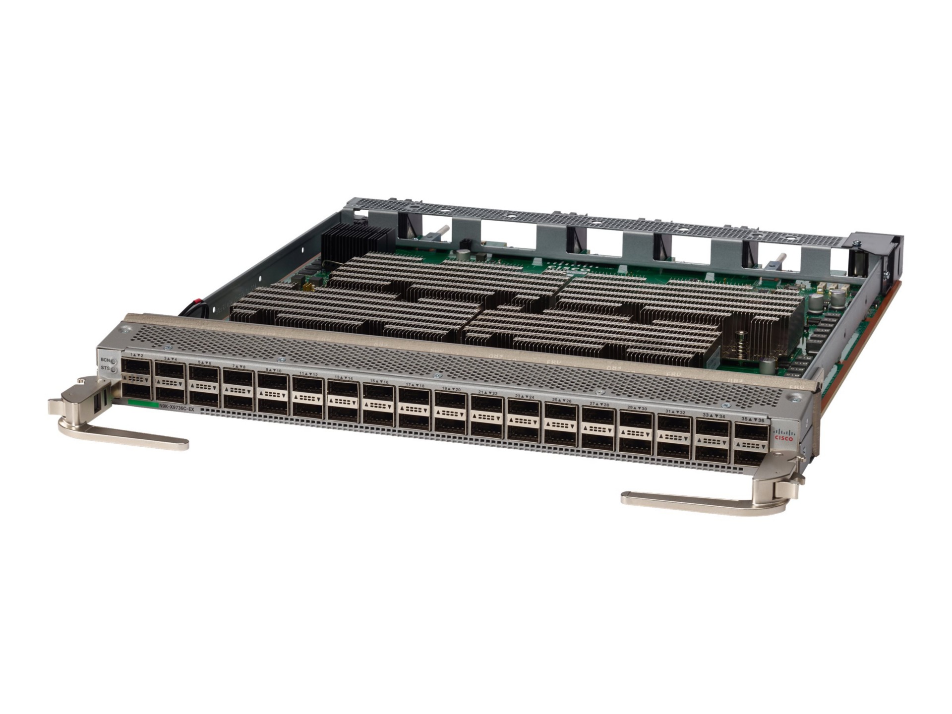Cisco Nexus X9736C-EX - expansion module - 100 Gigabit QSFP28 / 40 Gigabit QSFP28 x 36
