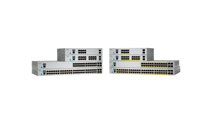 Cisco Catalyst 2960L-24PQ-LL - switch - 24 ports - managed - rack-mountable