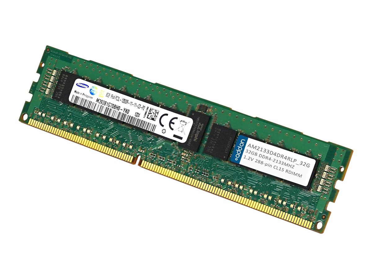 AddOn - DDR4 - module - 32 GB - DIMM 288-pin - 2133 MHz / PC4-17000 - regis