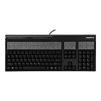 CHERRY Encryptable LPOS - keyboard - with magnetic card reader - QWERTY - U