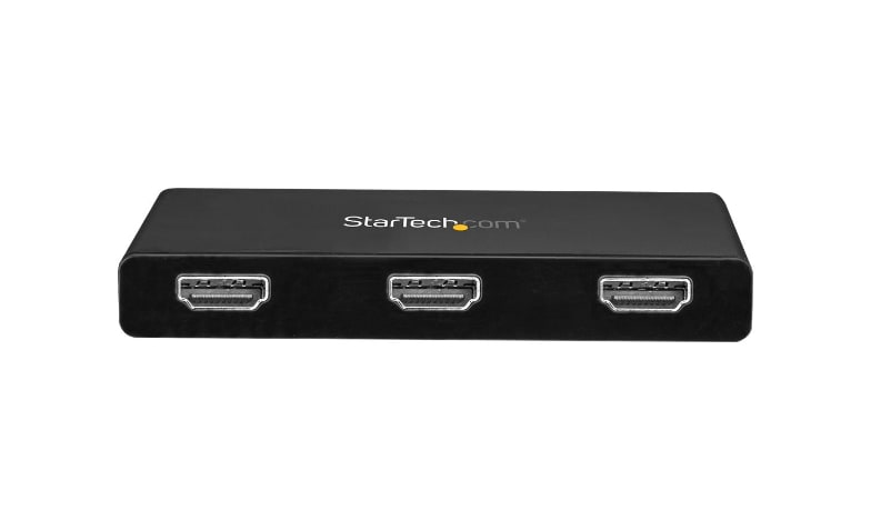 StarTech.com 3-Port USB-C Multi-Monitor Adapter, USB Type-C to 3x 1080p HDMI  Laptop MST Hub / Display Splitter, Windows - MSTCDP123HD - Monitor Cables &  Adapters 