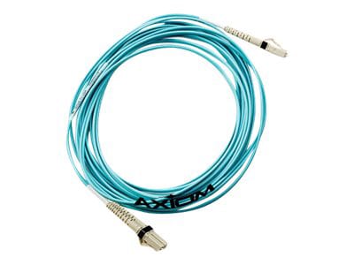 Axiom LC-LC Multimode Duplex OM3 50/125 Fiber Optic Cable - 2m - Aqua - net