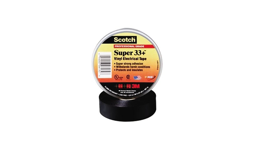 3M 3/4"x66' Plastic Vinyl Tape