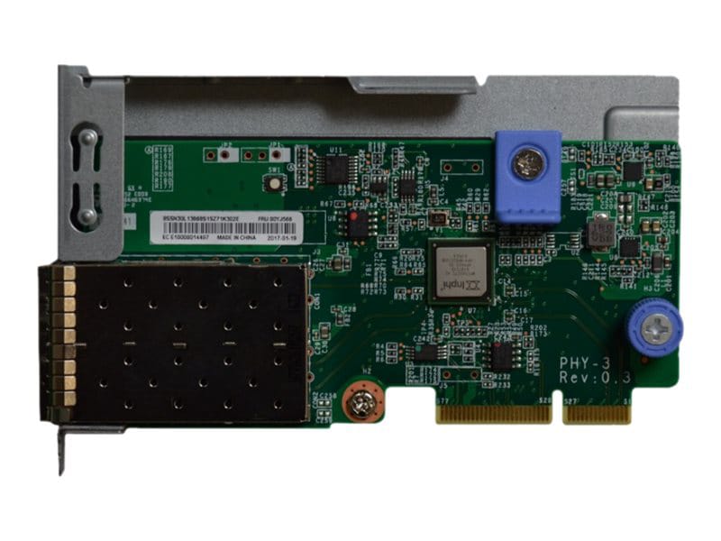 Lenovo ThinkSystem - network adapter - LAN-on-motherboard (LOM) - 10 Gigabit SFP+ x 2