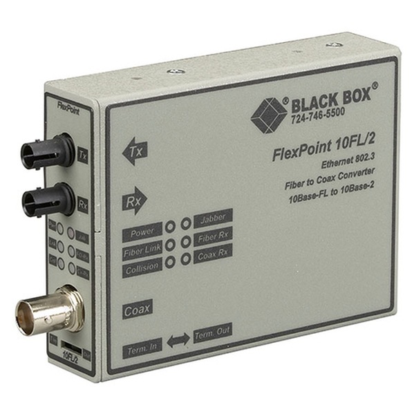 Black Box FlexPoint Modular Media Converter - media converter - 10Mb LAN