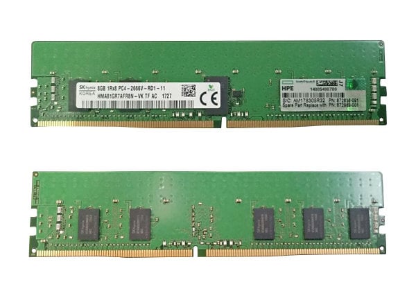 HPE - DDR4 - 8 GB - DIMM 288-pin - registered