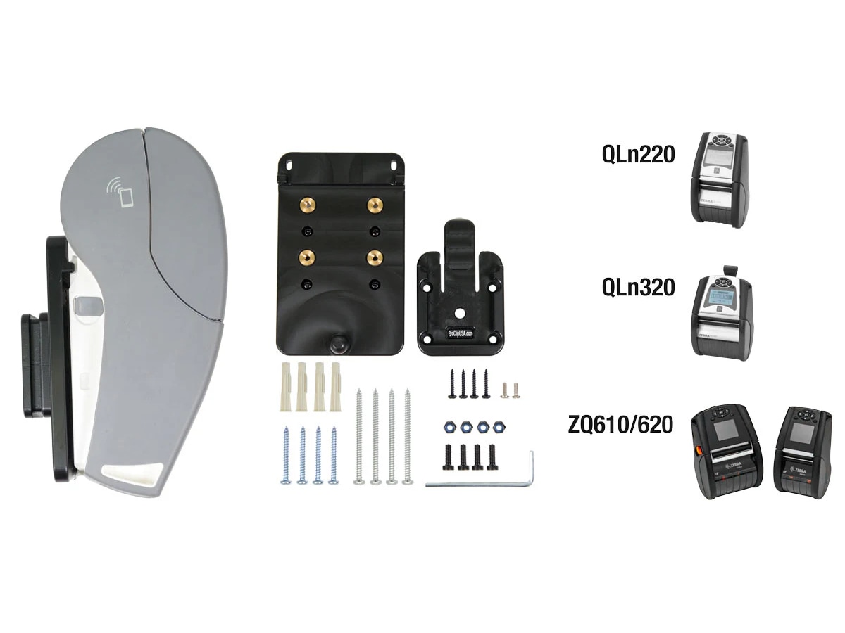 ProClip Printer Mount Kit with Quick Release Dock for Zebra QLN220/QLN320, ZQ610/ZQ620