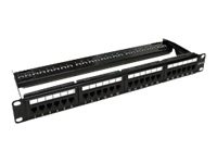 AMP NETCONNECT SL Series - patch panel - 1U - 19"