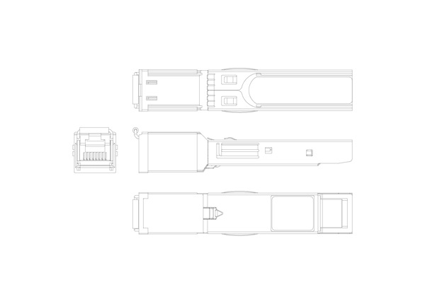 Juniper Networks 1000Base-T SFP (mini-GBIC) Module