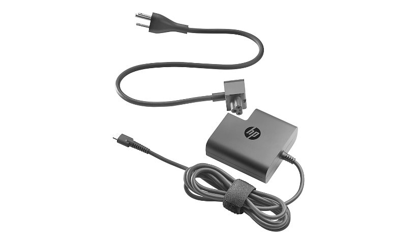 HP USB-C - adaptateur secteur - 65 Watt