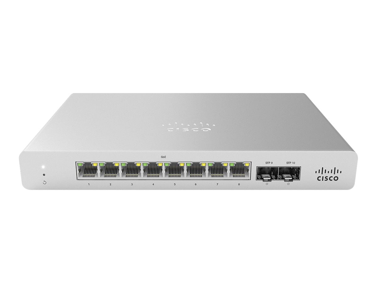 Cisco Meraki Cloud Managed MS120-8 - Switch - 8 Ports - Managed