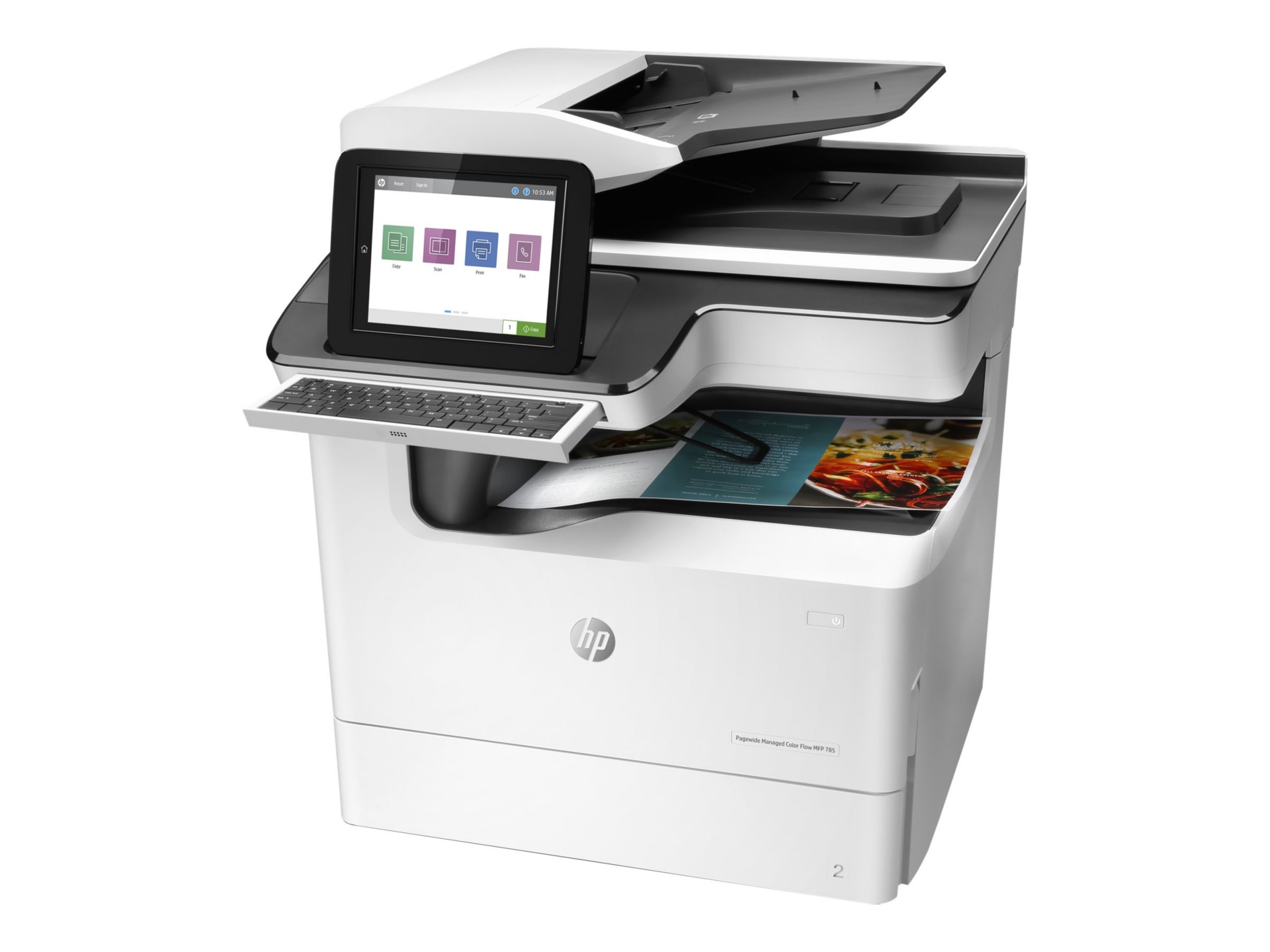 HP PageWide Enterprise Color Flow MFP 785f - multifunction printer - color