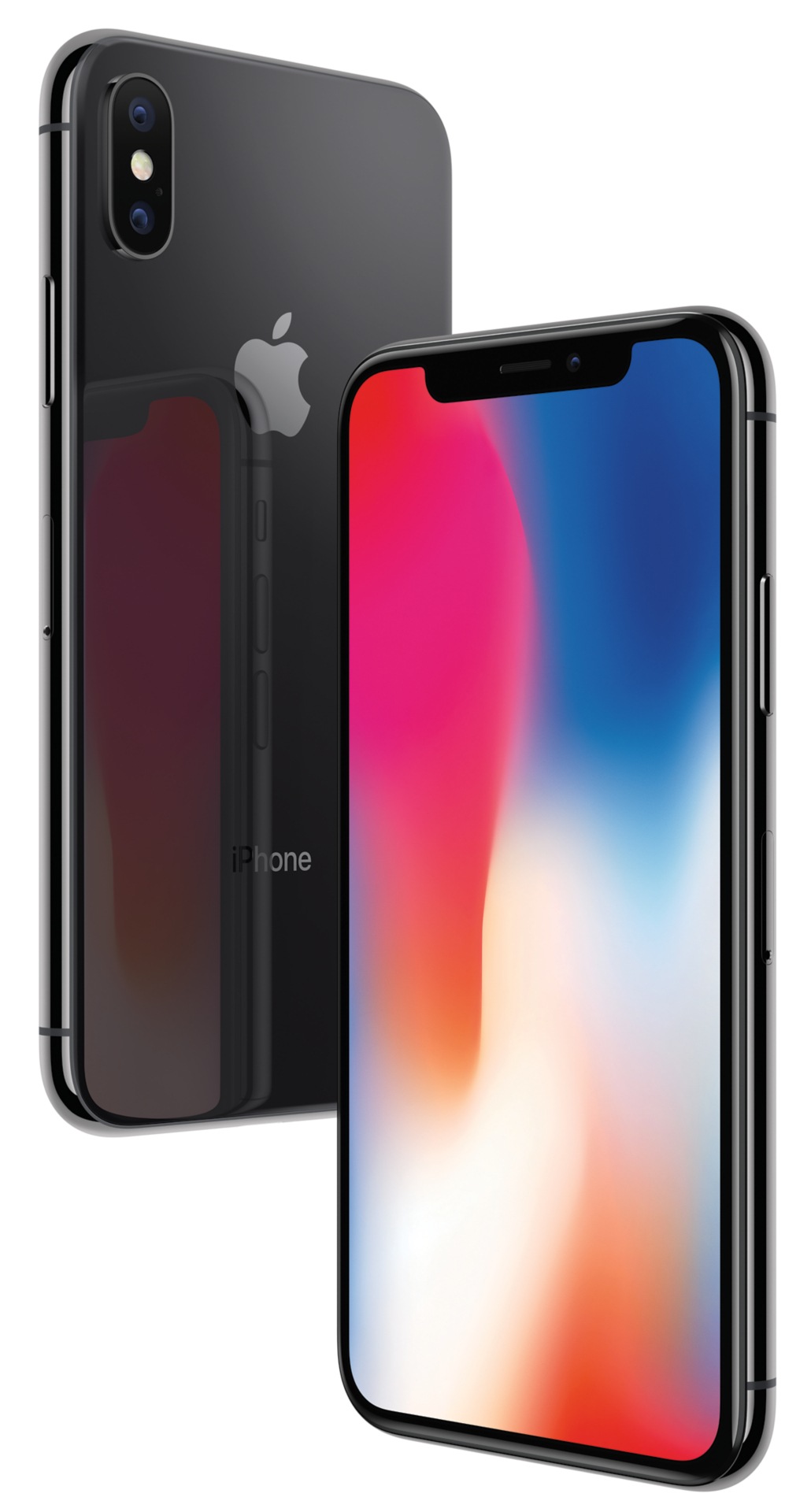 Apple iPhone X - space gray - 4G LTE, LTE Advanced - 256 GB - GSM - smartphone