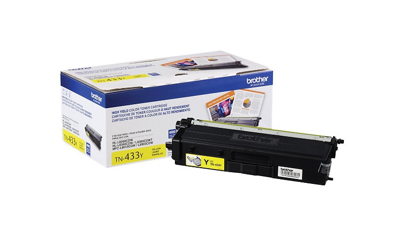 Brother TN433Y - High Yield - yellow - original - toner cartridge