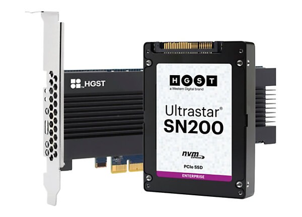HGST Ultrastar SN200 HUSMR7616BDP301 - solid state drive - 1.6 TB - PCI Express 3.0 x4 (NVMe)