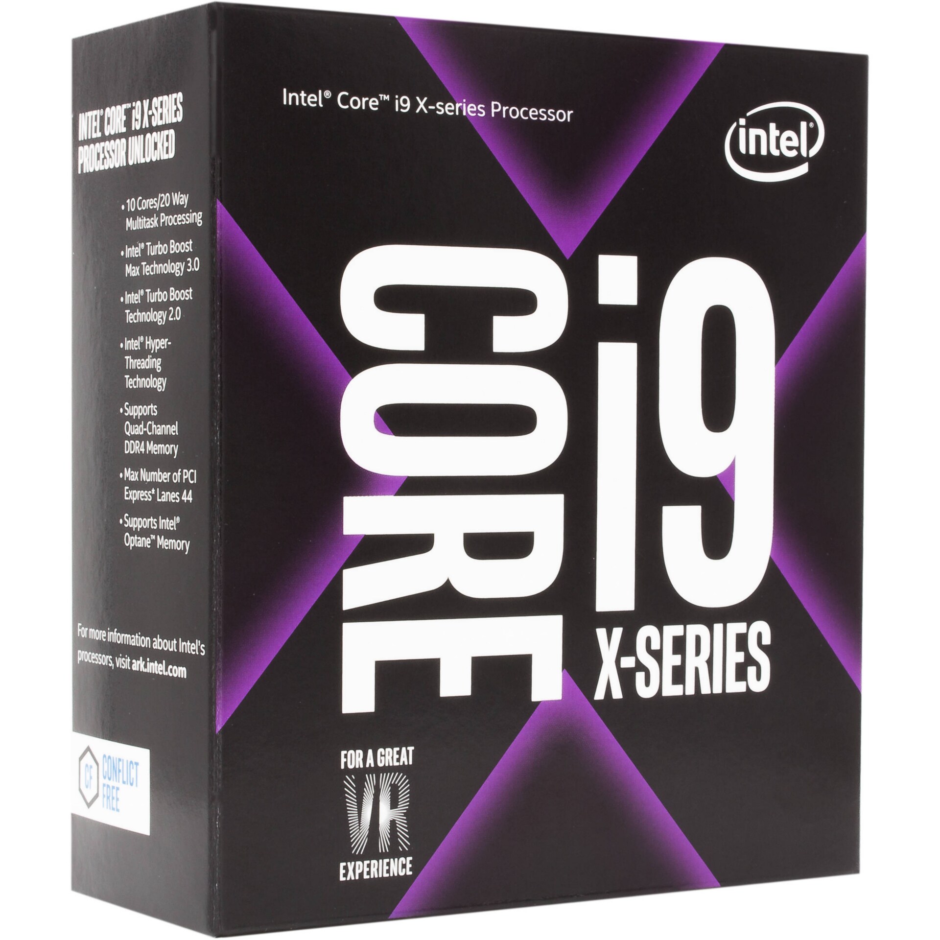 Intel Core i9 7940X X-series / 3.1 GHz processor - Box