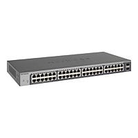 NETGEAR Plus GS750E - switch - 50 ports - managed - rack-mountable