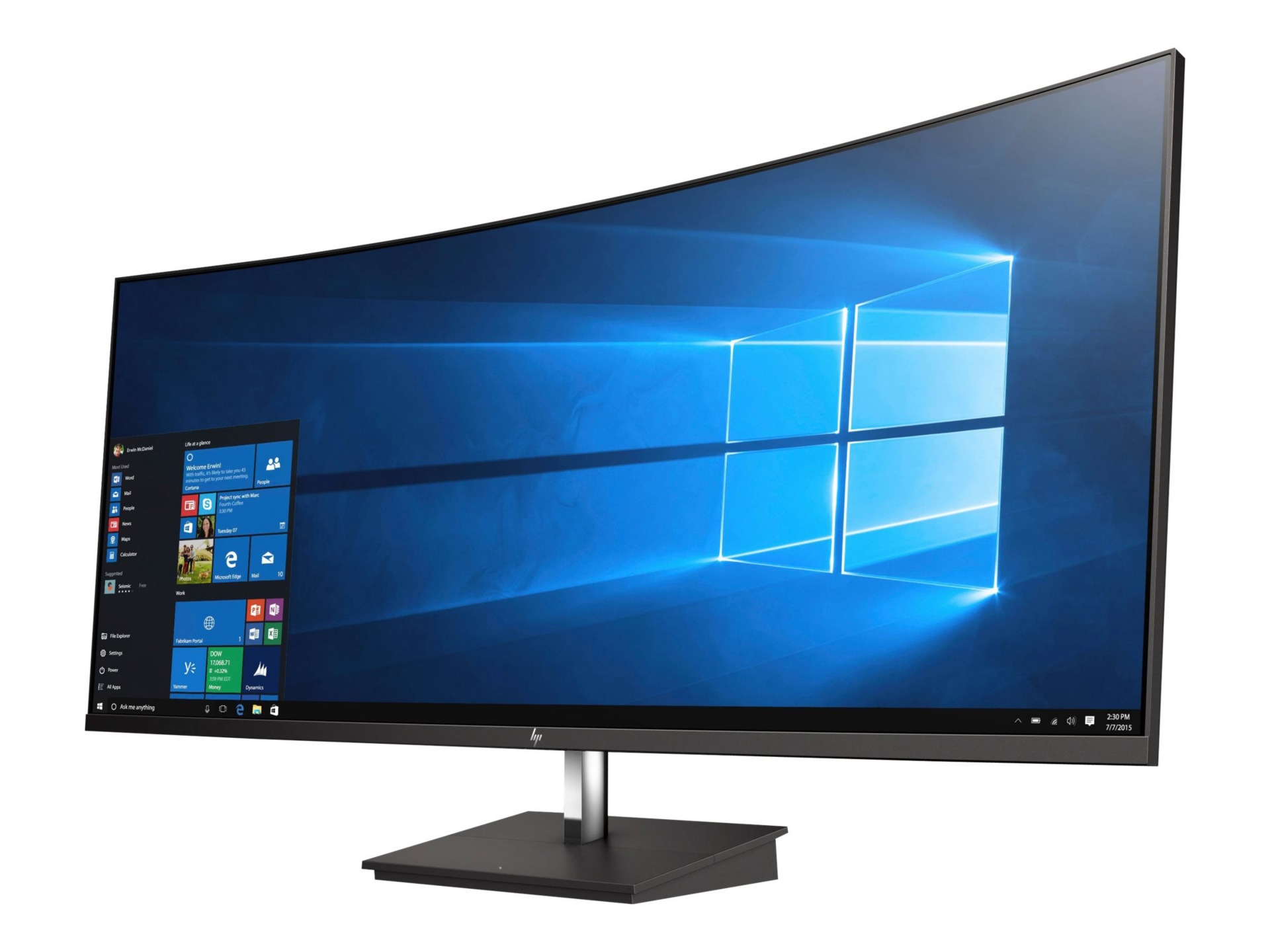 HP EliteOne 1000 G1 - all-in-one - Core i5 7500 3.4 GHz - 8 GB - 256 GB - LED 34" - US